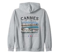 Cannes Côte D'Azur Croisette French Riviera France Flag Zip Hoodie