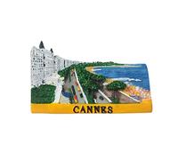 Cannes France 3D Fridge Magnet Souvenir Gift,Resin Handmade Cannes Refrigerator Magnet Home & Kitchen Decoration Collection