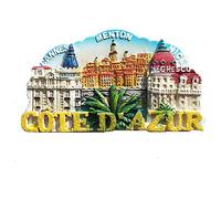 Cannes Menton Negresco Cote d'Azur France 3D Fridge Magnet, Home & Kitchen decoration magnetic sticker Cannes Menton Negresco Cote d'Azur France France refrigerator magnet travel souvenir gift