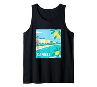 Cannes Summer Travel France Coast French Style Tank Top