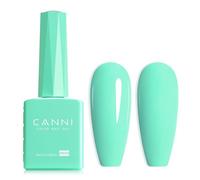 CANNI Pastel Green Gel Nail Polish, 1Pcs Sage Light Green Gel Polish Lime Mint Green Color Nail Polish Gel High Gloss Soak Off U V Gel Nail French Nail Manicure Salon DIY