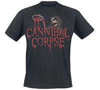 Cannibal Corpse Acid Blood Men's T-Shirt, Black, M, 100% Cotton, Band Merch, Bands, Black, Medium