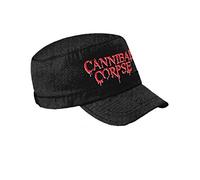 Cannibal Corpse Band Logo Official Black Cadet Cap One Size