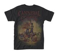 Cannibal Corpse Black 3XL Unisex Adult Chainsaw T-Shirt - 100% Cotton, Pre-Shrunk, Soft Touch
