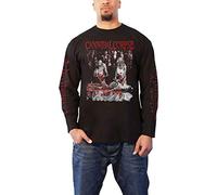 Cannibal Corpse Butchered at Birth 2019 Official Men's T Shirt Black Long Sleeve Size S, Black, S