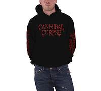 Cannibal Corpse Hoodie Butchered At Birth 2019 Official Mens Black Pullover XXL