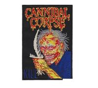 Cannibal Corpse Hq Death Metal Ban Patch Badge Embroidered Iron on Applique Patch Accessory