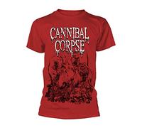 Cannibal Corpse Pile of Skulls 2018 T-Shirt red L