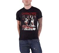 Cannibal Corpse T Shirt Butchered at Birth 2019 Band Logo Official Mens Black L