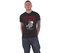Cannibal Corpse T Shirt Butchered at Birth Baby Band Logo Official Mens Black L