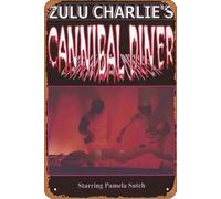Cannibal Diner Film Film Movie Poster Retro Metal Tin Sign Wall Home Wall Art Metal Tin Sign,cave,bar,Club, Metal Tin Sign 8x12 Inches