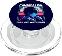 Cannibalism Could Solve World Hunger Anime Boy Sarcastic PopSockets PopGrip for MagSafe