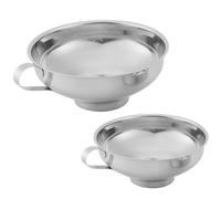 Canning Funnel, 2 Pack Stainless Steel Supplies Kitchen Funnel Jar