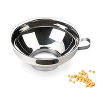 Canning Funnel for Kitchen Use, Wide Mouth Funnel for Mason Jars, Large Canning Funnels for Filling Bottles, Stainless Steel Food Funnel