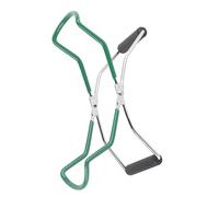 Canning Jar Lifter Non-Slip Jar Tongs with Grip Handle for Any Size Canning and Glass Jars Safe and Secure Grip (Green)