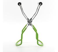 Canning Jar Lifter Tongs with Grip Handle Stainless Steel Canned Clip Gripper for Safe and Secure Grip for Kitchen Restaurant(Green)