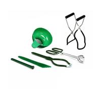 Canning Kit - 430 Stainless Steel Canning Boxed Set, 6 Pieces Cannings Supplies Starter Kit, Non-Slip Cannings Jar Lifter Tongs, Funnels, Jam Making Equipment for Normal Wide Neck Bottles