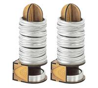 Canning Lid Holder-2 Pieces Wooden Can Ring Storage, Sauce Jar Organizer, Stripping Jam Making | Vegetable Pantry Kitchen Owner