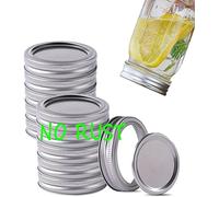 Canning Lids and Rings Regular Mouth Suitable for Ball or Kerr Jars,Small Mouth Mason Jar Lids and Bands is Rust Proof and Sealed and Leak Proof Reused Set of 12