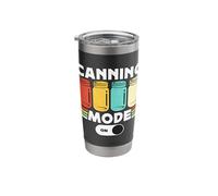 Canning Mode On Retro Loves Farmer Prepper Mason Jar Canning Stainless Steel Insulated Tumbler