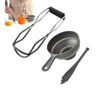 Canning Supplies, Canning Kit | Canning Tongs Stainless Steel Canning Lifting Tongs | Collapsible Canning Jar Rack, Non-Slip Canning Tongs, Stainless Steel Canning Supplies for Beginners and