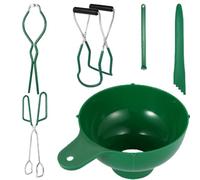Canning Utensils Anti-scalding Canning Supplies Starter Kit with Canning Tongs, Jar Wrench, Magnetic Lid Lifter 6Pcs/Set Practical Canning Kit for Jars