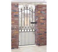 Cannock Gates Balmoral Premium Range Spear Top Tall Single Gate - Solid Steel - Fits Gap Of 914 mm X 1905 mm High - Primed