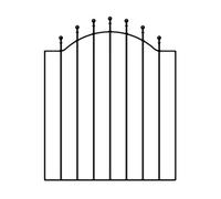 (920-990mm GAP X 1041mm High) Weston Single Metal Ball-Top Garden Gate galvanised