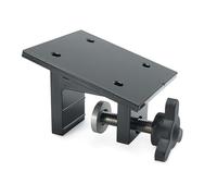 Cannon 2207327 Clamp Mount Downrigger Mounting Base, Black Aluminum