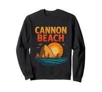 Cannon Beach Oregon | Haystack Rock Sunset Sweatshirt