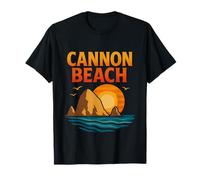 Cannon Beach Oregon | Haystack Rock Sunset T-Shirt