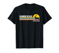 Cannon Beach Oregon OR Vintage Retro Souvenirs Elk T-Shirt