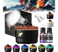 Cannon Blast Aroma Humidifier, Yellow Cane Humidifier, Cannon Blast Turret Humidifier Silent Diffuser, New Smart Large Capacity Creative Colorful Crack Aromatherapy Humidifier (Black)