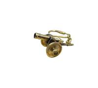 Cannon Keychain, Cannon Keyring, Antique Reproduction Brass Keychain, Nautical Keychain