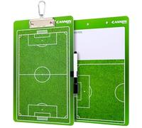 Cannon Sports Dry Erase Coaches Board with Marker - Double-Sided Dry Erase Coaching Board for Baseball, Basketball, Football, Soccer, and Hockey - Perfect for Practices and Games (Soccer)