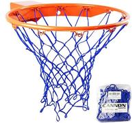 Cannon Sports Heavy Duty Basketball Net Replacement - 21 Inches - 12 Loop Standard Size - Weather Resistant for Indoor/Outdoor Courts - Fits All Standard Rims (Blue)