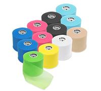 Cannon Sports Pre Wrap 12 Pack, 30 Yards Each Roll, Athletic Tape Wraps, Assorted Colors
