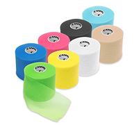 Cannon Sports Pre Wrap 8 Pack, 30 Yards Each Roll, Athletic Tape Wraps, Assorted Colors