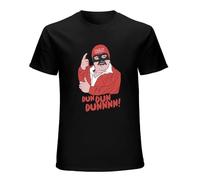 Cannonball Run Captain Chaos Cartoon Cult Movie Black T-Shirt Printed Tee Graphic Top for Men Shirt L