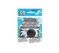Cannonball-Shaped Black Water Bomb Balloons (22cm) Pack of 50 - Premium Quality for Epic Water Battles & Summer Fun