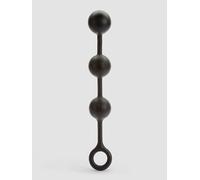 Cannonballs Giant Silicone Anal Beads - Black Black