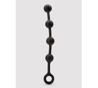 Cannonballs Large Silicone Anal Beads - Black Black
