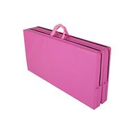 Cannons UK Foldable Gymnastics Mat - Pink, 8 ft x 4 ft x 50 mm