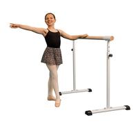 Cannons UK Freestanding Portable Ballet/Stretch Barre, 1.5m, Adjustable 85-105cm, Extension Option, Anti-Skid Feet (Ballet Barre)
