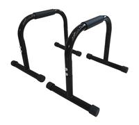 Cannons UK High Parallel Bars (Pair) - Heavy-Duty Steel Calisthenics & Dip Bars for Home Gym, Handstand, and Bodyweight Training with Non-Slip Feet