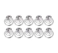 CANNXI 10 Pcs Elegant Hair Pins with Crystal or Pearl Swirl Hair Twists Coils Hair Clip Gift for Wedding Bridal Party