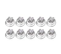 CANNXI 10 Pcs Elegant Hair Pins with Crystal or Pearl Swirl Hair Twists Coils Hair Clip Gift for Wedding Bridal Party