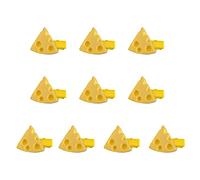 CANNXI 10 Pieces Cute Hair Clips for Girls Yellow Cheese Hairpin Barrettes Clips Fun Dessert Patterns Hair Accessory for Women