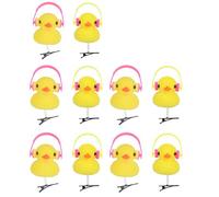 CANNXI 10pcs Cute Cartoon Duck Hairpin for Kids and Women Fashionable Clip Hairpins Party Gift Styling Accessory for Girl