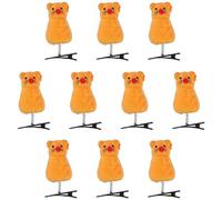 CANNXI 10pcs Cute Mouses Hairpin Adornment Fun Pet Side Hair Clip Spring Duckclip Cartoon Headdress Kids Girls Hair Accessories